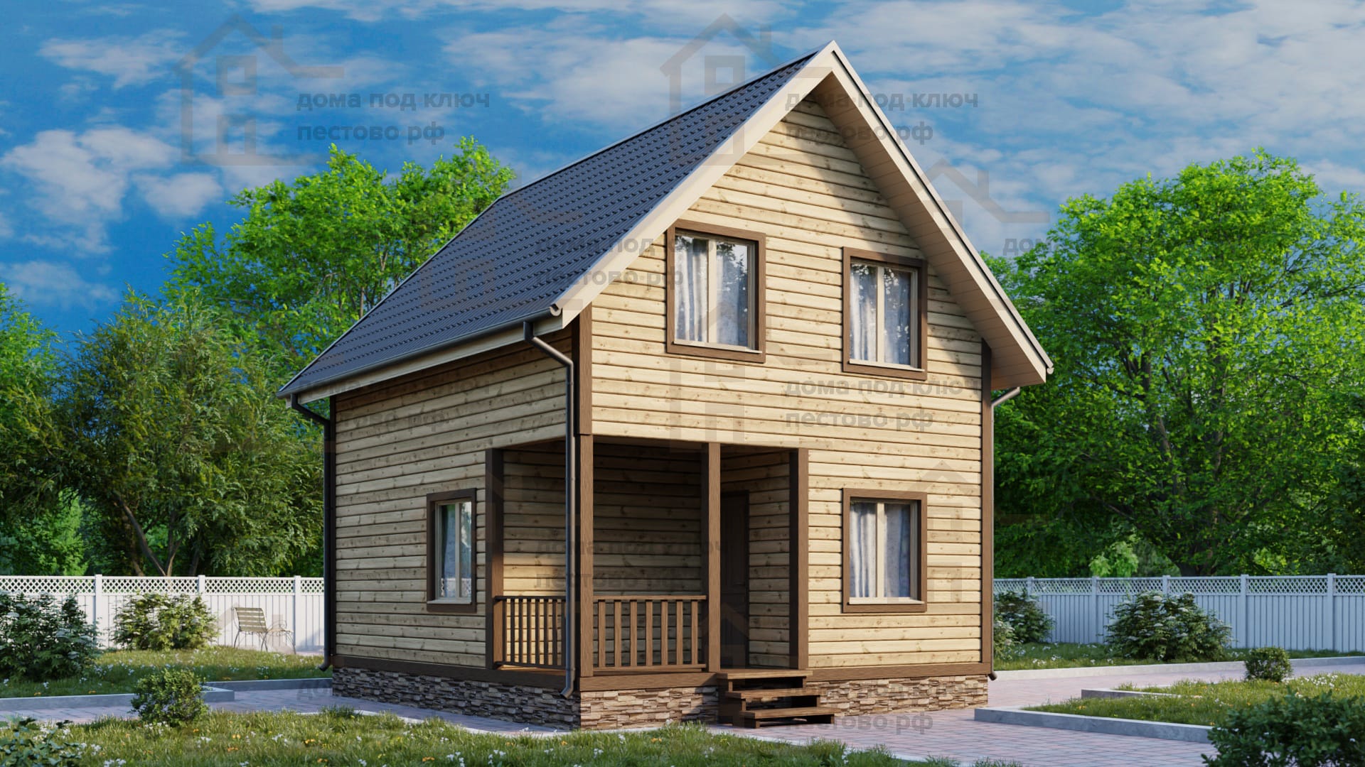 Дом из бруса 